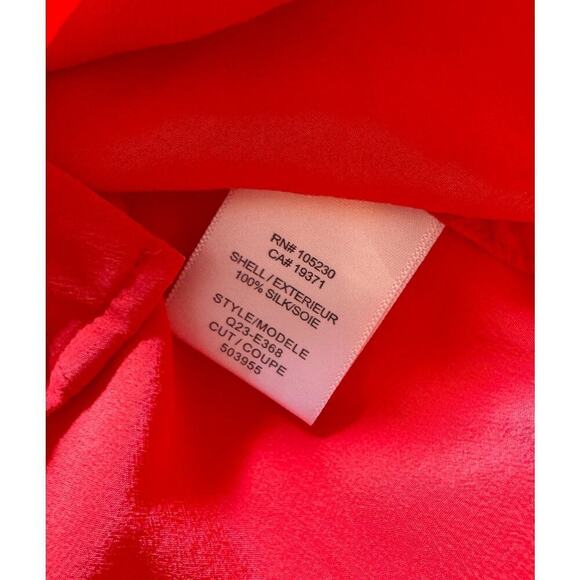 EQUIPMENT 100% Silk Slim Signature LS Button Down Blouse Size S - Picture 3 of 3